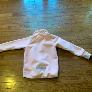 Wind proof water resistant POLARN O PRET best quality jacket. 4-5 light pink